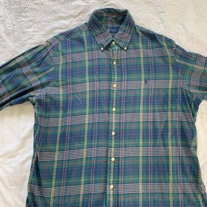 Mens Size L Ralph Lauren Button up long sleeve shirt.